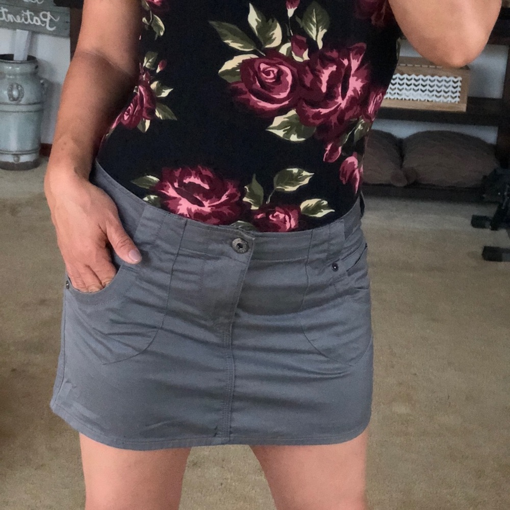 Mini Jean Skirt